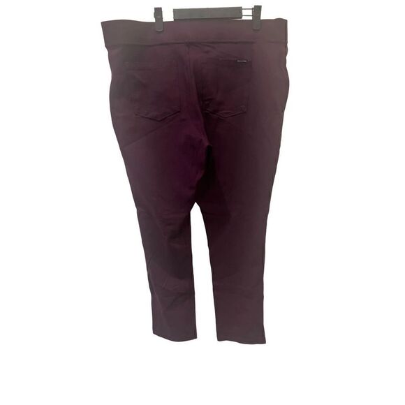 DKNY jeans deep purple pull on pants XXL - Picture 2 of 6